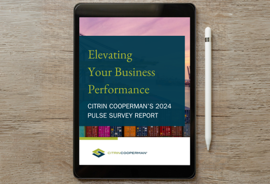 Manufacturing and Distribution Pulse Survey Report