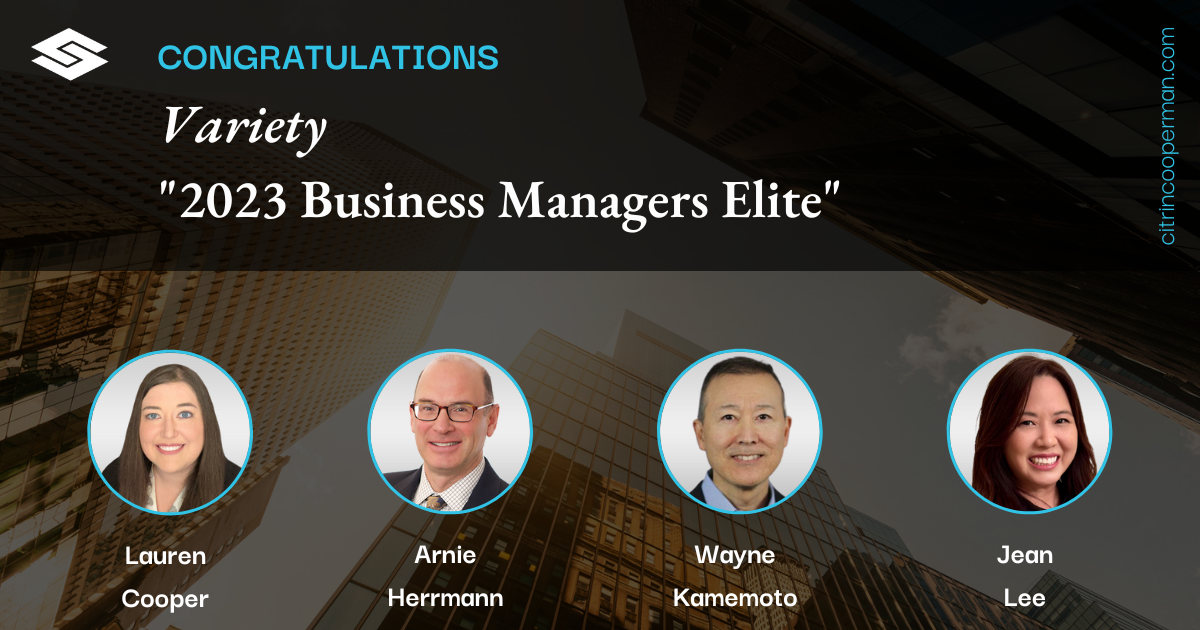 Variety 2023 Business Managers Elite UPDATED