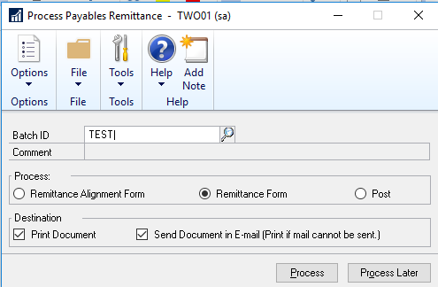 Microsoft Dynamics GP How to Email ACH Remittances (10)
