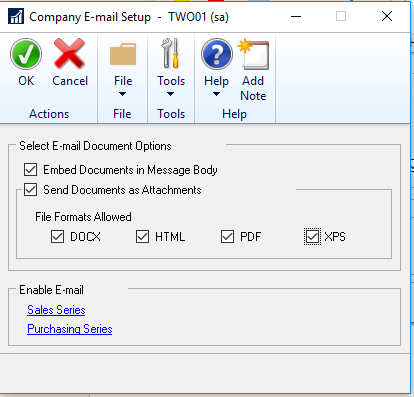 Microsoft Dynamics GP How to Email ACH Remittances (2)