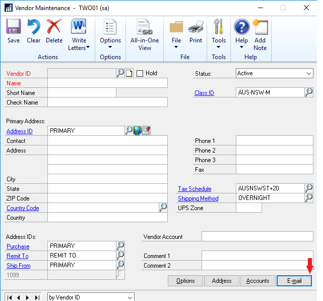 Microsoft Dynamics GP How to Email ACH Remittances (6)