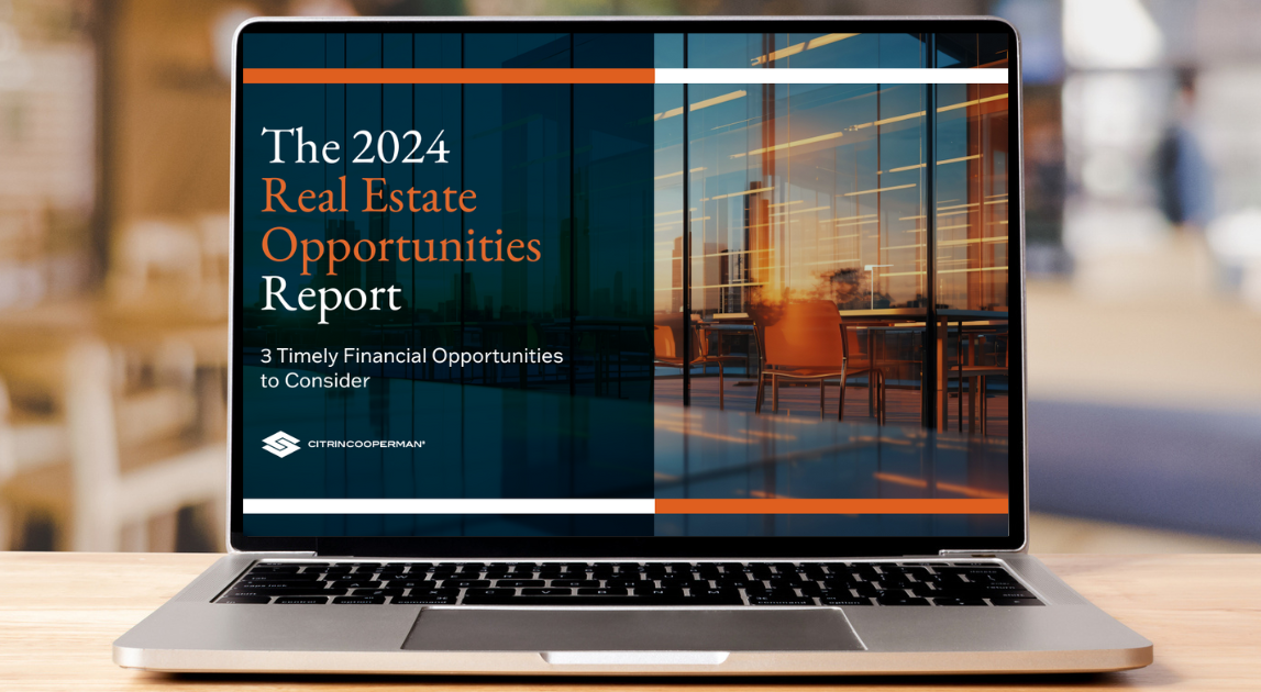 Real Estate Opportunities Report